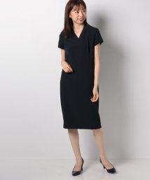 レリアン Leilian ワンピース ドレス ブルー ネイビー 青色 の通販 Magaseek