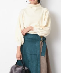 INTERPLANET/総針ボトルネックボリューム袖プルオーバー/502534161