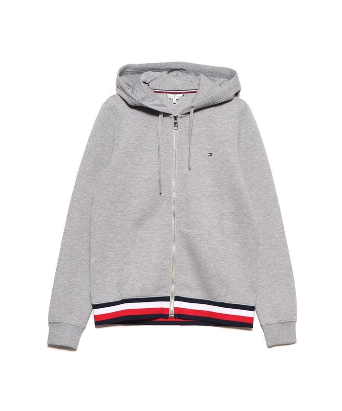 トミーヒルフィガー Tommy Hilfiger ベーシックジップアップパーカー グレー トミーヒルフィガー Tommy Hilfiger Magaseek