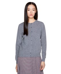 BENETTON (women)(ベネトン（レディース）)/バージンウールラウンドネックカーディガン/グレー系その他