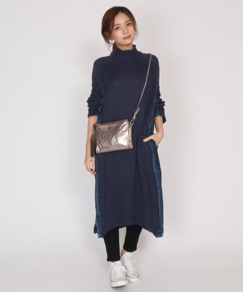 セール Scotclub スコットクラブ ドッキングニットワンピース スコットクラブ Scotclub Magaseek