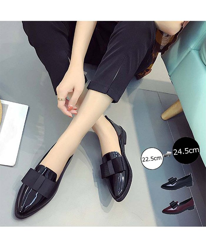 セール ローファー パンプス レディース ローヒール パンプス ローファーシューズ モカシン パンプス ミニミニストア Miniministore Magaseek