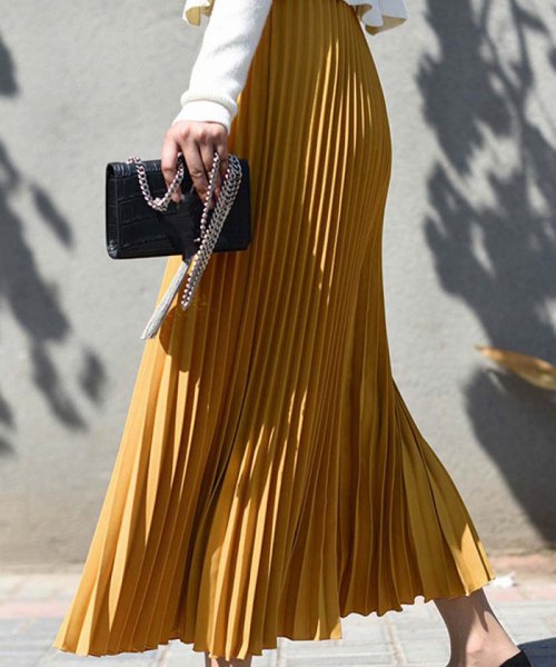 セール プリーツスカート レディース ロングスカート 春夏秋冬 マキシスカート ハイウエストスカート 大人 ミニミニストア Miniministore Magaseek