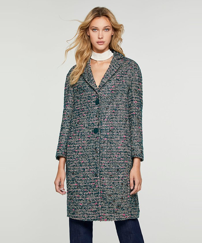 セール ネップツイードチェスターコート シスレー レディス Sisley Magaseek セール ネップツイードチェスターコート シスレー レディス Sisley Magaseek