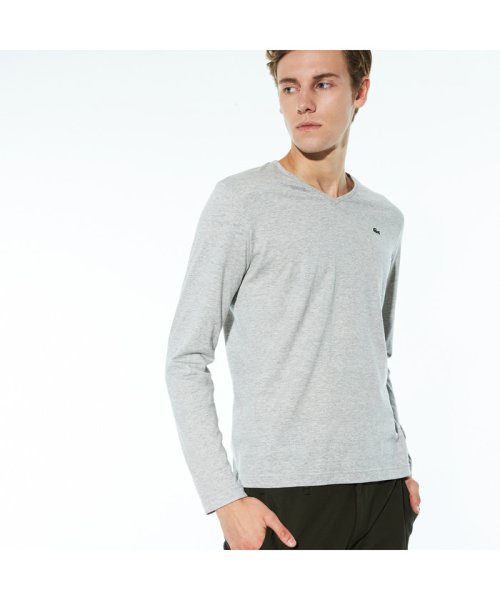 Vネックtシャツ 長袖 ラコステ メンズ Lacoste Mens Magaseek