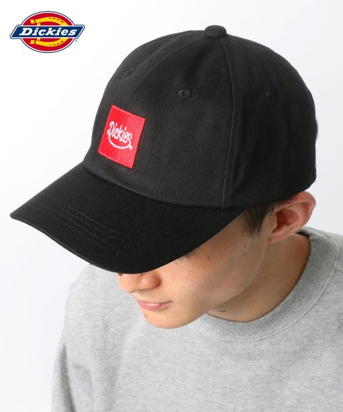 LAZAR(ラザル)/【Lazar】Dickies/ディッキーズ × Lazar 【WEB限定】別注スクエアロゴ刺繍キャップ/ブラック