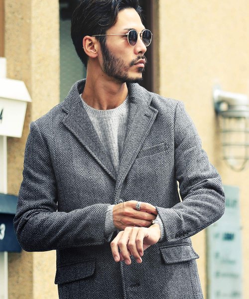 セール チェスターコート ステンカラーコート チェスターコート メンズ コート アウター ビジネス ロング ジギーズショップ Jiggys Shop Magaseek