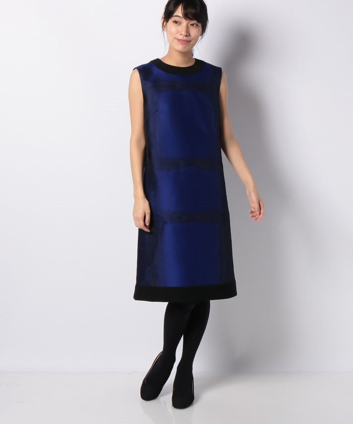 セール ワンピース デジタルオンブレージャカード ピエール カルダン Pierre Cardin Magaseek