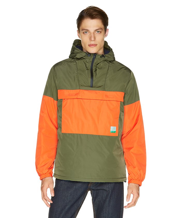セール スヌーピーコラボ アノラックパーカーjcc ベネトン メンズ Benetton Mens Magaseek