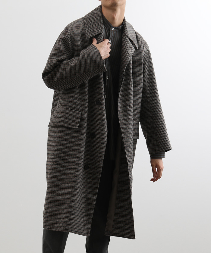 【ADAM ET ROPE】HYBRID TWEED コート