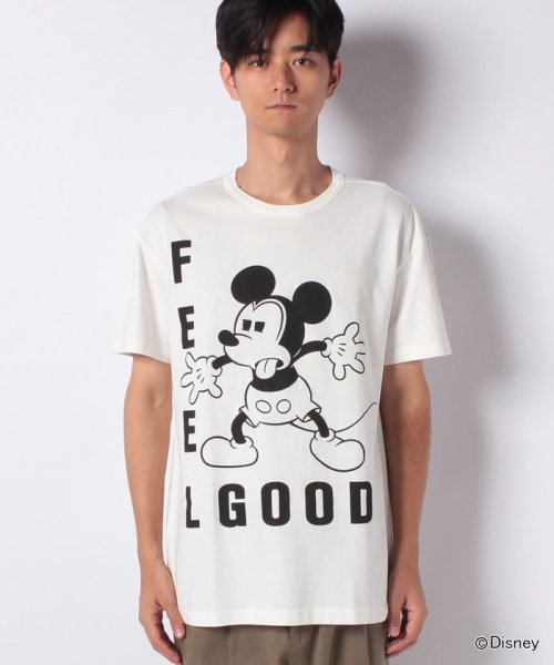 セール Disney ディズニー コラボ ミッキーマウスtシャツ カットソー ベネトン メンズ Benetton Mens Magaseek