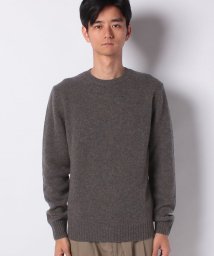 BENETTON (mens)(ベネトン（メンズ）)/シェトランドラウンドネックニット・セーター/チャコールグレー