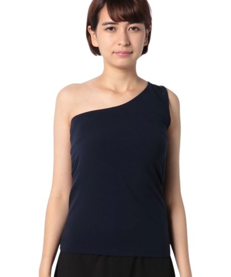 BENETTON (women)(ベネトン（レディース）)/トゥボラーレワンショルダータンクトップ/ネイビー