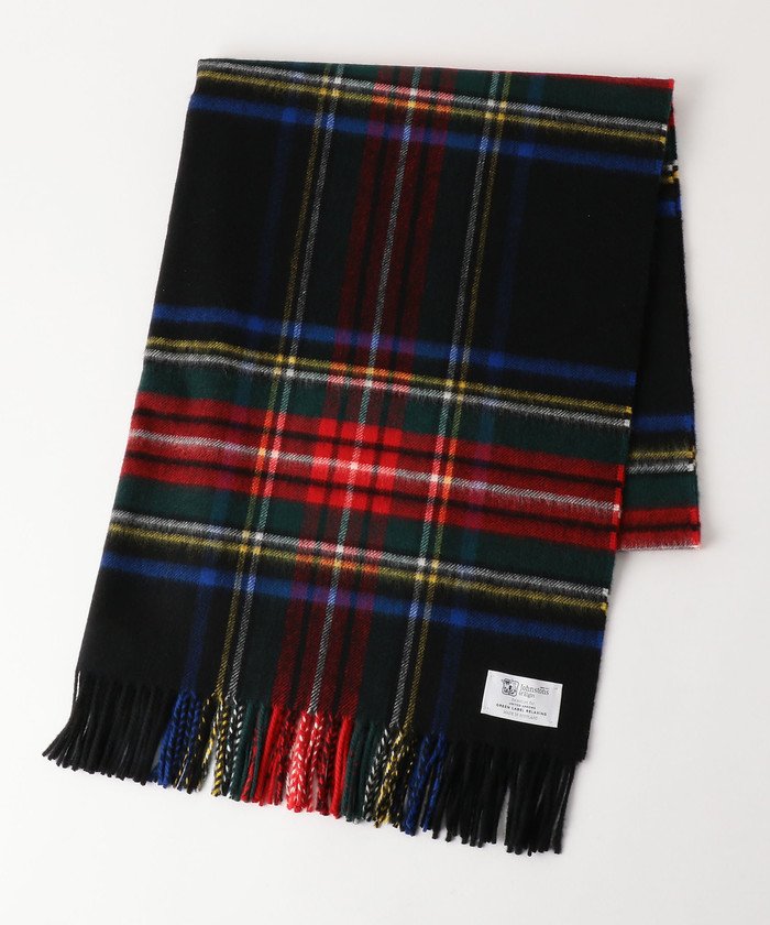 セール 別注 ジョンストンズ Johnstons Sc チェックストール 19aw