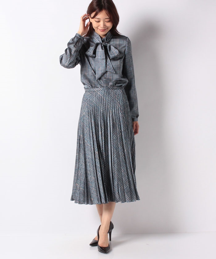 お値下げ！日本製 レリアン 春夏 セットアップ ブラウス スカート