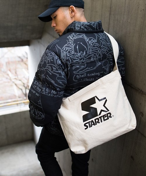 セール Starter Black Label Device別注 プリント ハンプ トート ショルダー デバイス メンズ Device Magaseek セール Starter Black Label Device別注 プリント ハンプ トート ショルダー デバイス メンズ Device Magaseek