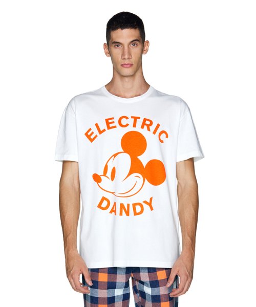 BENETTON (mens)(ベネトン（メンズ）)/【Disney（ディズニー）コラボ】ミッキーマウスTシャツ・カットソー/オフホワイト