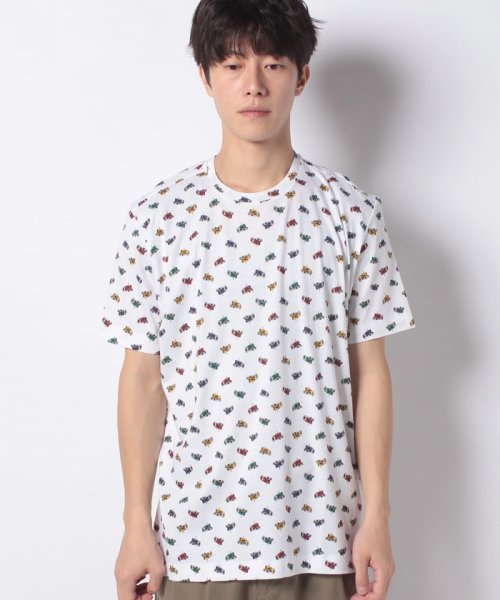 BENETTON (mens)(ベネトン（メンズ）)/総柄半袖Tシャツ・カットソー/ホワイト