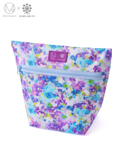 消臭おむつポーチ ファスナータイプ スイートピー デルフィニウム Mika カラフルキャンディスタイル Colorful Candy Style Magaseek