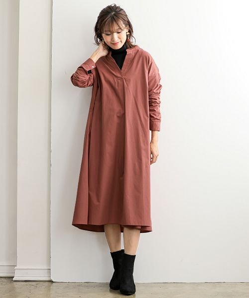 後ろボタンスキッパーシャツワンピース Happy急便 By Verita Jp Happy Exp Magaseek