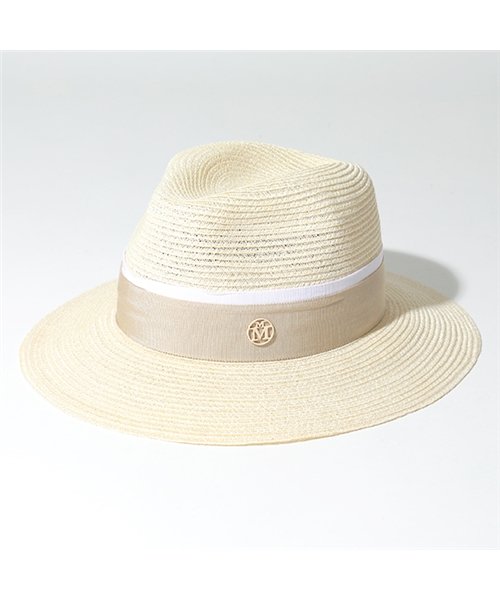 Maison Michel(メゾンミッシェル)/1002049001 HENRIETTA HAT ストロー ハット 中折れ帽 帽子 NaturalBeige レディース/NaturalBeige
