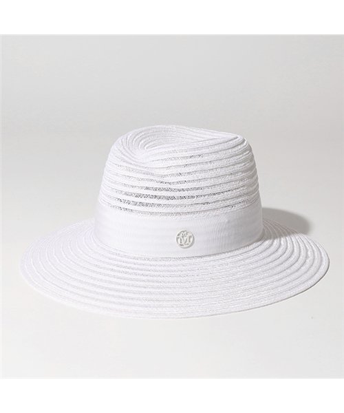 Maison Michel(メゾンミッシェル)/Maison Michel メゾンミッシェル 1001048003 VIRGINIE HAT ストロー ハット 帽子 WHITE レディース/WHITE