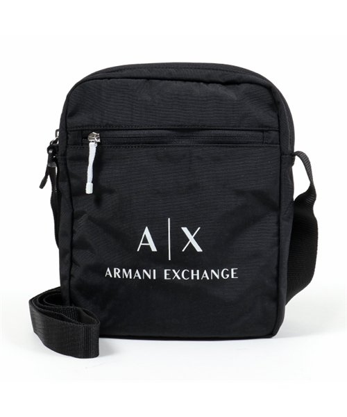 ARMANI EXCHANGE(アルマーニエクスチェンジ)/952102 CC511 ナイロン クロスボディバッグ ショルダーバッグ 00020/BLACK メンズ/ブラック