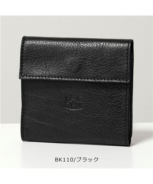 IL BISONTE(イルビゾンテ)/ILBISONTE イルビゾンテ C0455 P レザー 二つ折り財布 スモール ミニ財布 小銭入れあり 54_1_411465 カラー5色 ユニセックス/BK110/ブラック 