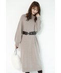 JUSGLITTY/【Marisol12月号掲載】袖ボリュームゆるニットワンピース/502609316
