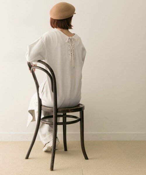 URBAN RESEARCH(アーバンリサーチ)/R JUBILEE　Back Laceup Sweat Dress/OFFWHITE