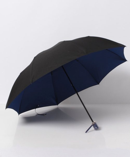 Orobianco（Umbrella）(オロビアンコ（傘）)/無地リバーシブル折り畳み傘/BLACK/BLUE