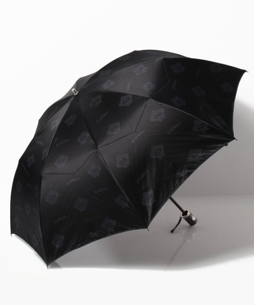 Orobianco（Umbrella）(オロビアンコ（傘）)/コロナロゴ総柄折り畳み傘/BLACK
