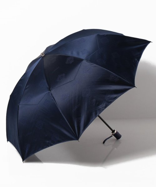 Orobianco（Umbrella）(オロビアンコ（傘）)/コロナロゴ総柄折り畳み傘/NAVY