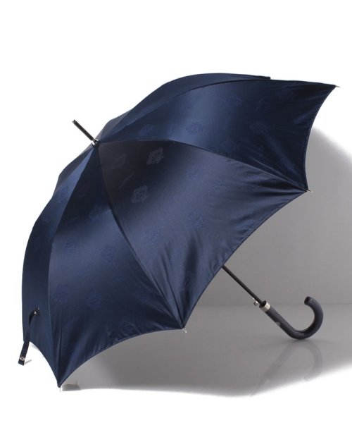 Orobianco（Umbrella）(オロビアンコ（傘）)/コロナロゴ総柄長傘/NAVY