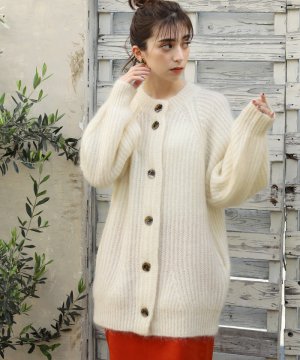 SNIDEL スナイデル モヘアミドルカーディガン カーディガン トップス  