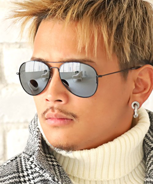 セール ティアドロップサングラス ティアドロップ サングラス メンズ レディース カラーレンズ ラグスタイル Luxstyle Magaseek