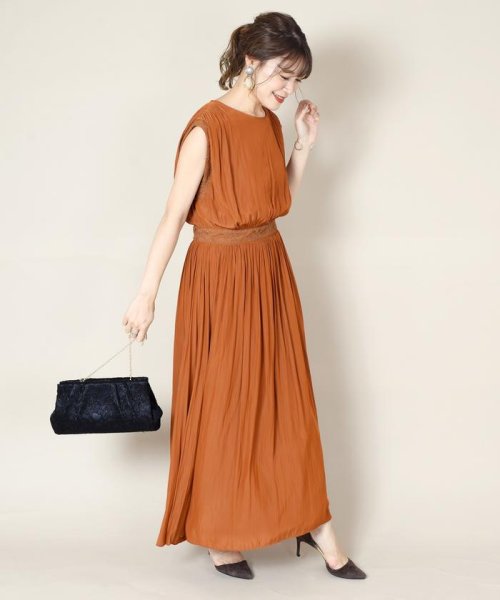 Little Black サテンマキシワンピース パーティー用 シップス ウィメン Ships Women Magaseek