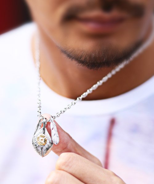 セール 15 Off ターコイズ サンフェイスハートフェザーネックレス ネックレス メンズ ネイティブ フェザー ラグスタイル Luxstyle Magaseek