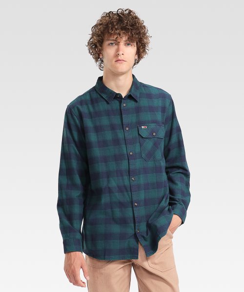 セール フランネルチェックシャツ 502608814 トミージーンズ Tommy