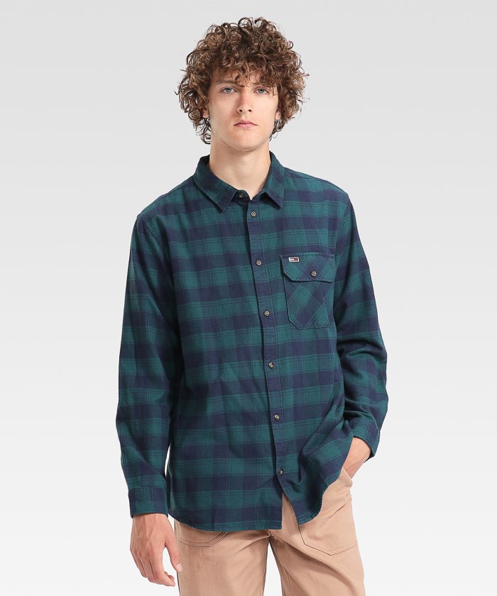 セール フランネルチェックシャツ トミージーンズ Tommy Jeans Magaseek