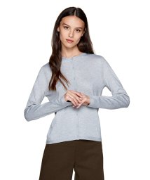 BENETTON (women)(ベネトン（レディース）)/クルーネックカーディガン/グレー