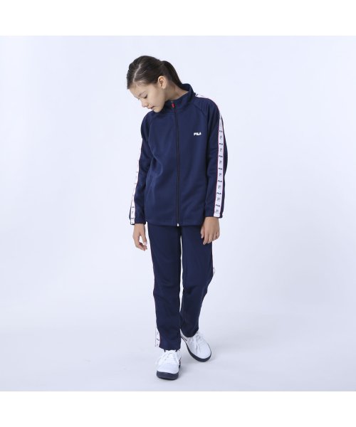 FILA（kids）(フィラ（キッズ）)/ＦＩＬＡジャージ上下ＳＥＴ/ネイビー×ホワイト