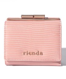 rienda(BAG)(リエンダ（バッグ）)/【rienda】 EMBOSSED BASIC KISS ROCK COIN CARD CASE/PI