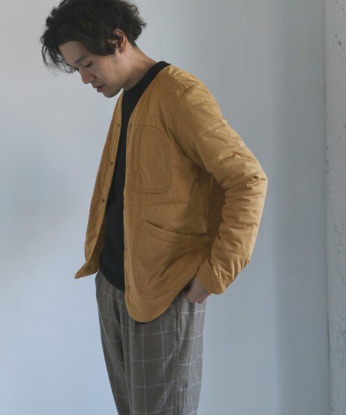 URBAN RESEARCH DOORS(アーバンリサーチドアーズ)/snow peak apparel　Flexible Insulated Cardigan/BROWN