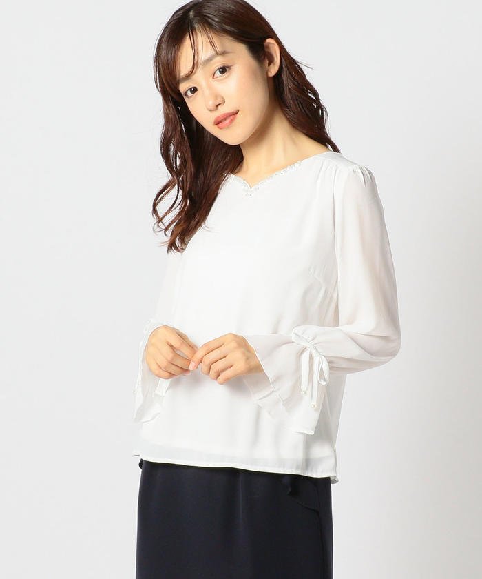 セール 70 Off ハートネックビジューブラウス ミッシュマッシュ Misch Masch Magaseek