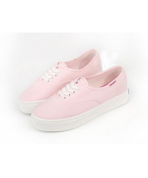 シンプルデッキシューズ スニーカー レディース 靴 シューズ レースアップ Aimoha アイモハ Aimoha Magaseek