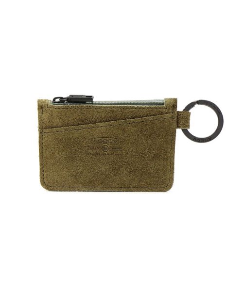 AS2OV(アッソブ)/アッソブ コインケース AS2OV 財布 小銭入れ ミニ財布 WATER PROOF SUEDE COIN CASE 091756/カーキ