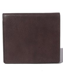 PATRICK STEPHAN(パトリックステファン)/Leather wallet 'compact'/ダークグレー