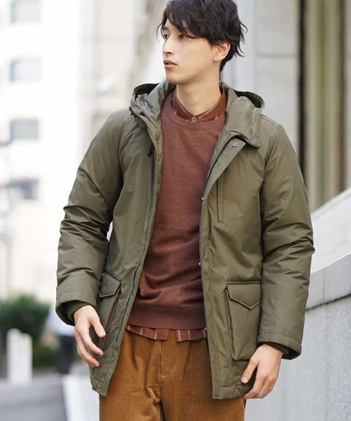アー ヴェ ヴェメンズ A V V Men フーデットダウンブルゾン Magaseek