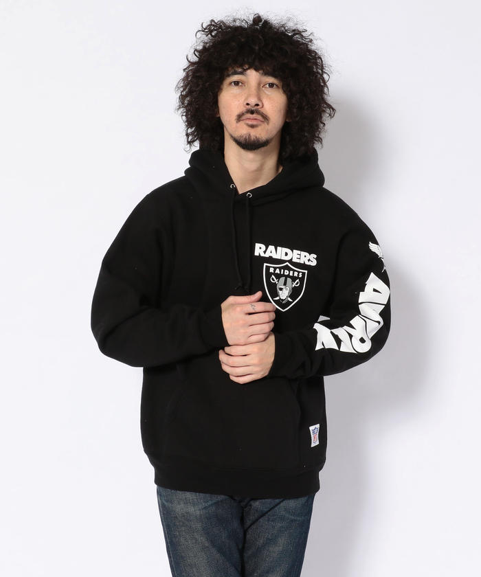 セール】【×NFL】プルオーバーパーカー レイダース/PARKA RAIDERS